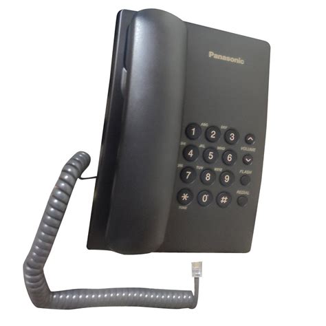 Black Panasonic KX TS400 Corded Phone, For Office, Landline Connection at Rs 599 in Chandigarh