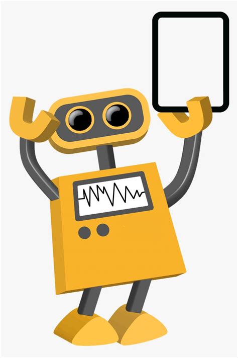 Friendly Robot Cartoon, HD Png Download is free transparent png image ...