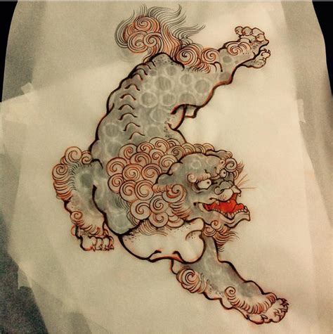 Tiger, Vorlagen | Foo dog tattoo design, Foo dog tattoo, Japan tattoo design