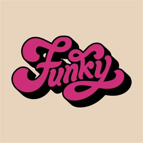 Funky word typography style illustration - Download Free Vectors, Clipart Graphics & Vector Art