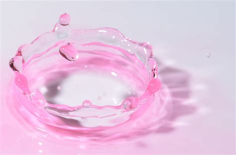 Free Images : flower, petal, heart, splash, color, pink, icing, drop of water, macro photography ...