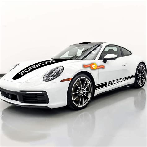 Porsche Kit Stickers Adhesives 911 997 GT3 Motorsport Side and Hood ...