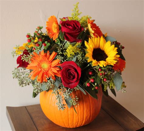 The Brilliant Blog: Our New Portfolio of Wedding Flowers | Fall flower arrangements, Pumpkin ...