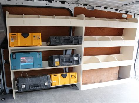 Ford Transit Custom L1 Toolbox Storage Van Racking Shelving XL size