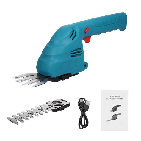 Lepmerk Handheld Dual Purpose Hedge Trimmer, Cordless Bush Trimmer with ...