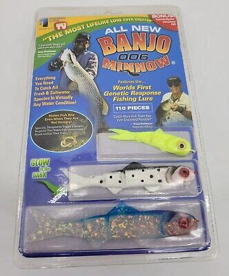 Banjo Minnow Fishing Lures System As Seen On TV 006 110 Piece Glow in the Dark 752356784454 | eBay