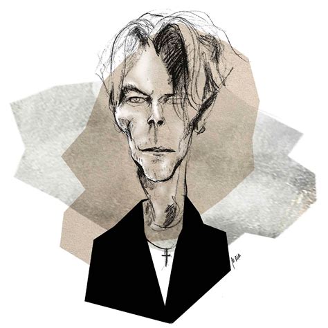 David Bowie cartoon :: Behance