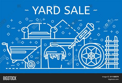 Yard Sale Banner. Image & Photo (Free Trial) | Bigstock