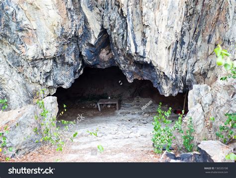 Cave Entrance In Lan Island On Tayai Beach, Thailand Stock Photo ...