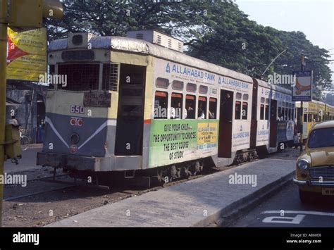 Tram in Calcutta Stock Photo - Alamy