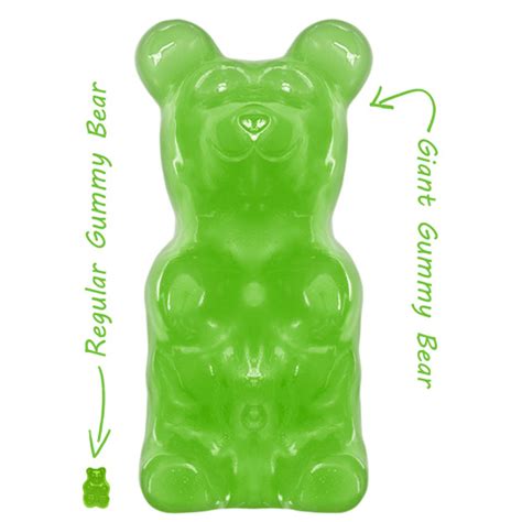 Giant Gummy Bear Lime