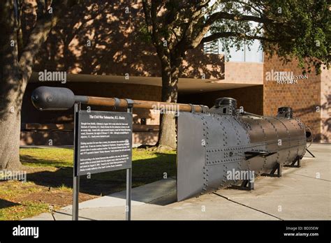 H L Hunley Civil War Submarine Replica The Charleston Museum Charleston ...