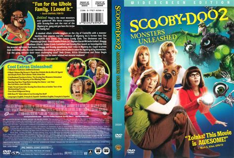 Scooby-Doo 2: Monsters Unleashed dvd cover (2004) R1