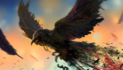 Dark Raven Wallpaper - WallpaperSafari