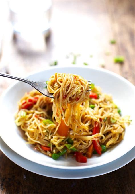 Stir fried singapore noodles with garlic ginger sauce – Artofit