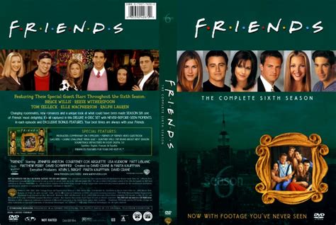 Friends Season 6 - TV DVD Scanned Covers - Friends Season 6 :: DVD Covers