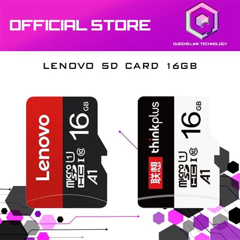 LENOVO SD CARD 16GB Speed Data Storage Card MP4 MP3 Card Micro Memory ...