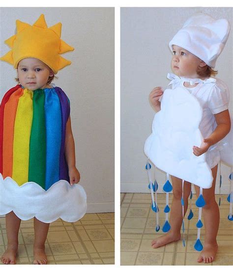 Rainbow, Clouds and Raindrops! Adorable Baby Halloween Costumes by The Costume Cafe | Cloud ...