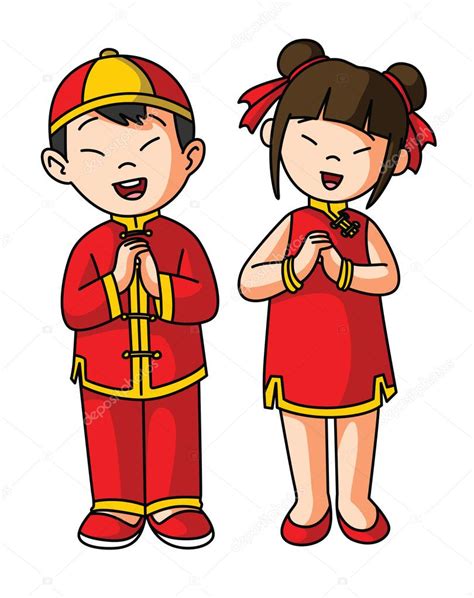 Happy chinese children Stock Vector Image by ©indomercy2012 #59340845