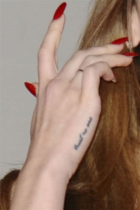 Lana Del Rey's 6 Tattoos & Meanings | Steal Her Style