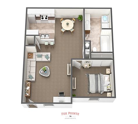 Floor Plans - Fox Pointe Apartments - Columbus, IN