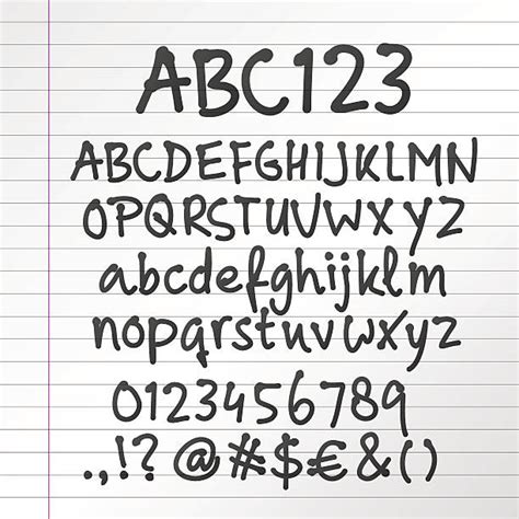 2,600+ Marker Font Alphabet Stock Illustrations, Royalty-Free Vector Graphics & Clip Art - iStock