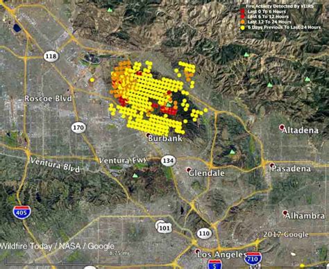 La Tuna wildfire burns structures, closes 210 Freeway in Los Angeles - Wildfire Today