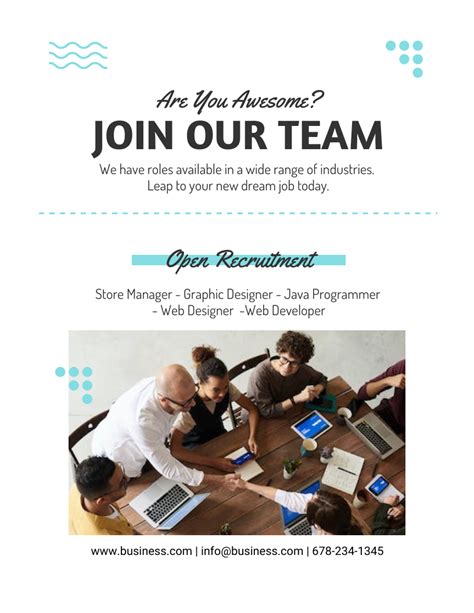 Join Our Team Flyer Template - Venngage