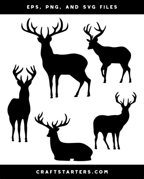 Buck Silhouette Clip Art