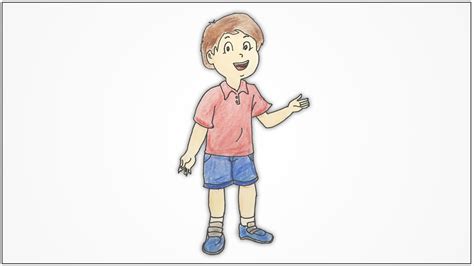 How To Draw A Boy Standing Realistic : Learn how to draw a boy quickly ...