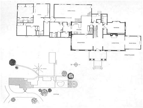 Taking Care of Business - Elvis Blog: Graceland Floor Plan / Blue Print