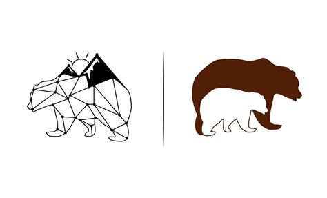 Bear Logo Symbol Vector Design Illustration 2231509 Vector Art at Vecteezy