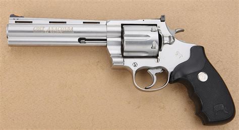 Colt Anaconda Model DA revolver with factory blue plastic carry case ...