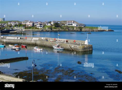 Cemaes Bay Harbour Stock Photo - Alamy