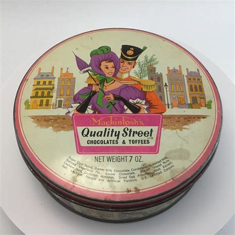 Quality Street Tin Mackintoshs Quality Street Tin Chocolates and Toffees Vintage Candy Tin - Etsy