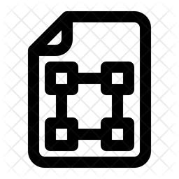 Design File Icon - Download in Glyph Style