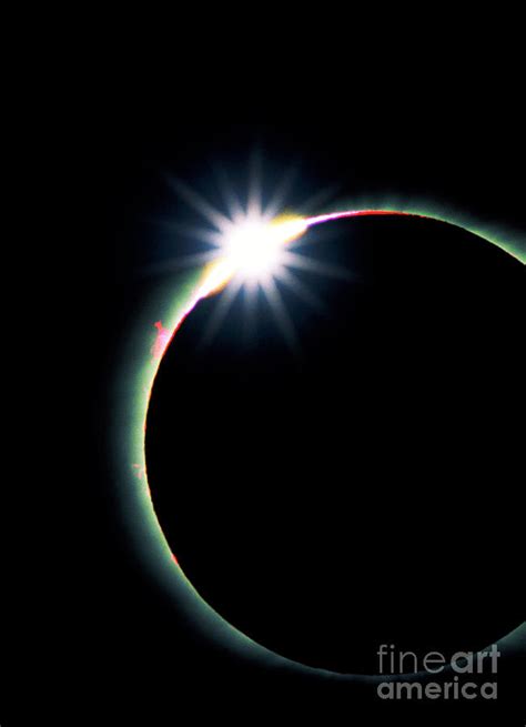 Solar Eclipse Diamond Ring Effect 3 Photograph by David Nunuk