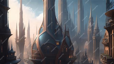 Premium AI Image | The concept art of the castle