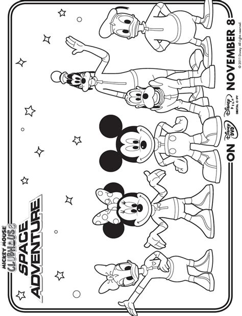 Mickey Mouse Clubhouse Coloring Pages Halloween