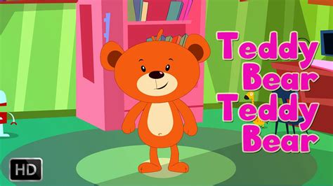 Teddy Bear Teddy Bear Turn Around Nursery Rhyme With Lyrics - Kids Songs - Toddler Rhymes - YouTube