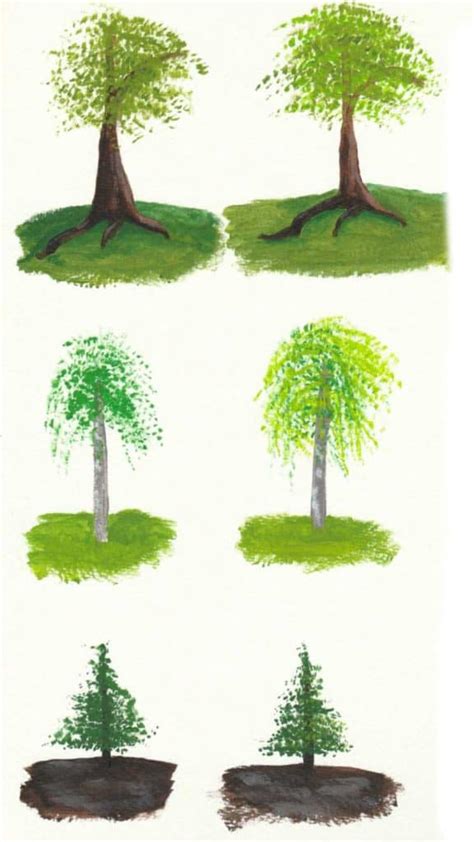 Tree Painting 101 (Learn to Paint Trees with Acrylics) - Trembeling Art