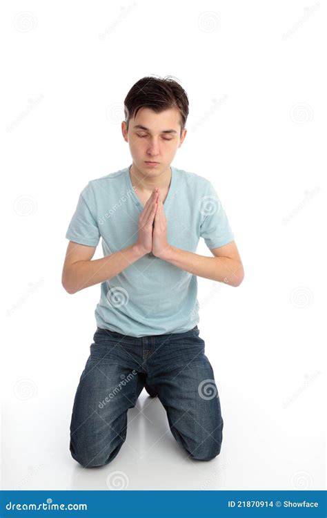 Kneeling in prayer stock photo. Image of christianity - 21870914