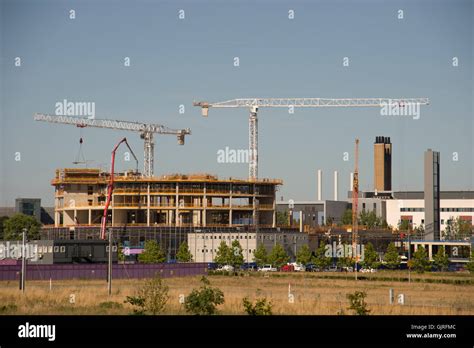 Addenbrookes hospital site development Stock Photo - Alamy