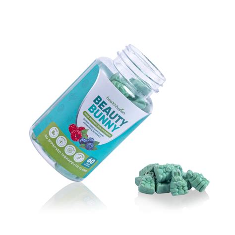 BEAUTY BUNNY | High Potency Beauty Multivitamins Gummy Food Supplement | 60 Vegan Gummies ...