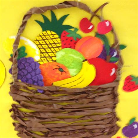 Pin on Bulletin Board Ideas | Fruit crafts, Basket crafts, Arts and crafts for kids