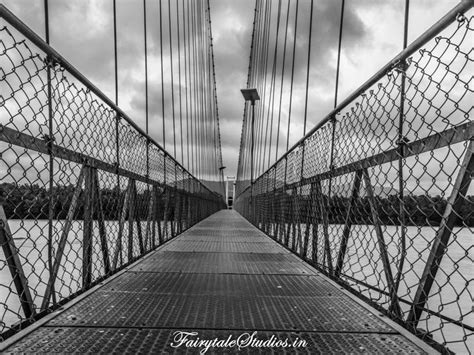 Sharavathi suspension bridge, Sharavathi Valley, Karnataka, India⠀⠀⠀⠀⠀⠀⠀⠀⠀ ⠀⠀⠀⠀⠀⠀⠀⠀⠀ This bridge ...