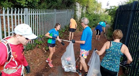 Plogging group landing locally - England Athletics