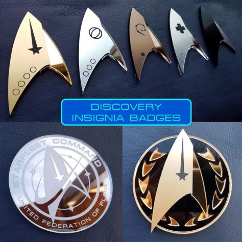 Star Trek Discovery Insignia Badges