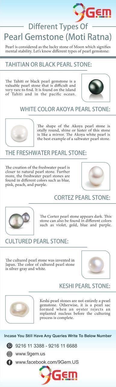 Different Types Of Pearl Gemstone | Pearl gemstone, Lucky stone, Gemstones