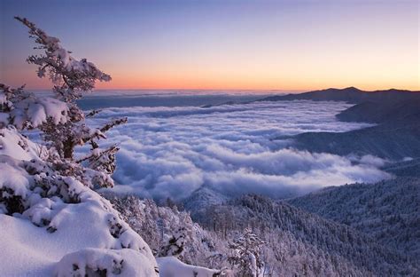 old Great Smoky Mountains National Park mt leconte | mount leconte winter a wint… | Great smoky ...